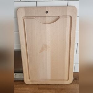 Wood cutting board 28" x 12" New Ikea marked asis on back